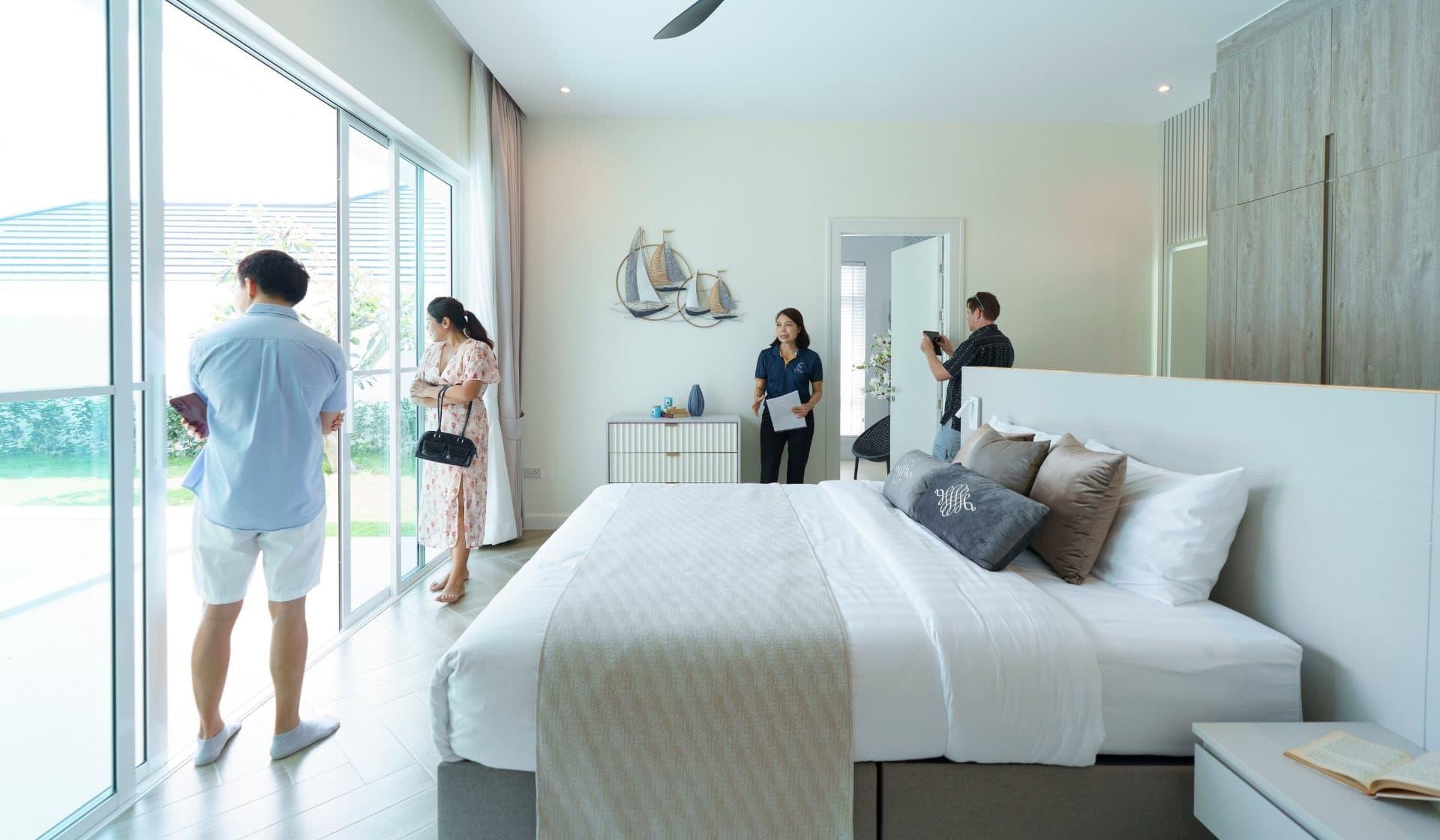 Property viewing in Hua Hin — modern villa with pool