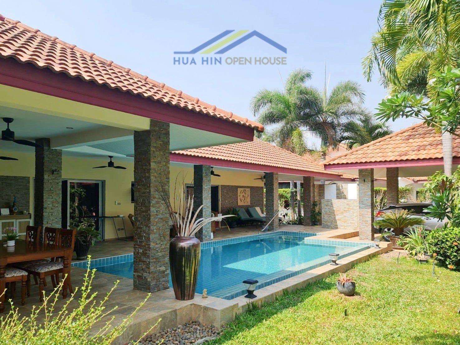 Wijitra Village Hin Lek Fai Hua Hin | 3 Bedroom Private Pool Villa for Rent