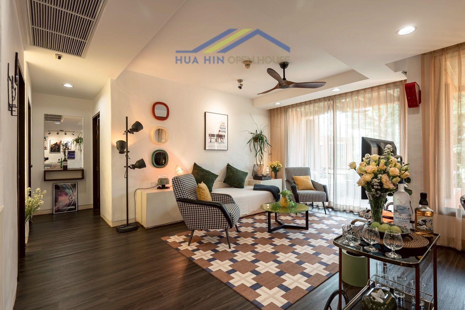 Beachfront Condo for Rent at Las Tortugas Hua Hin – 2 Bedroom Resort-Style Living Near Khao Tao Beach