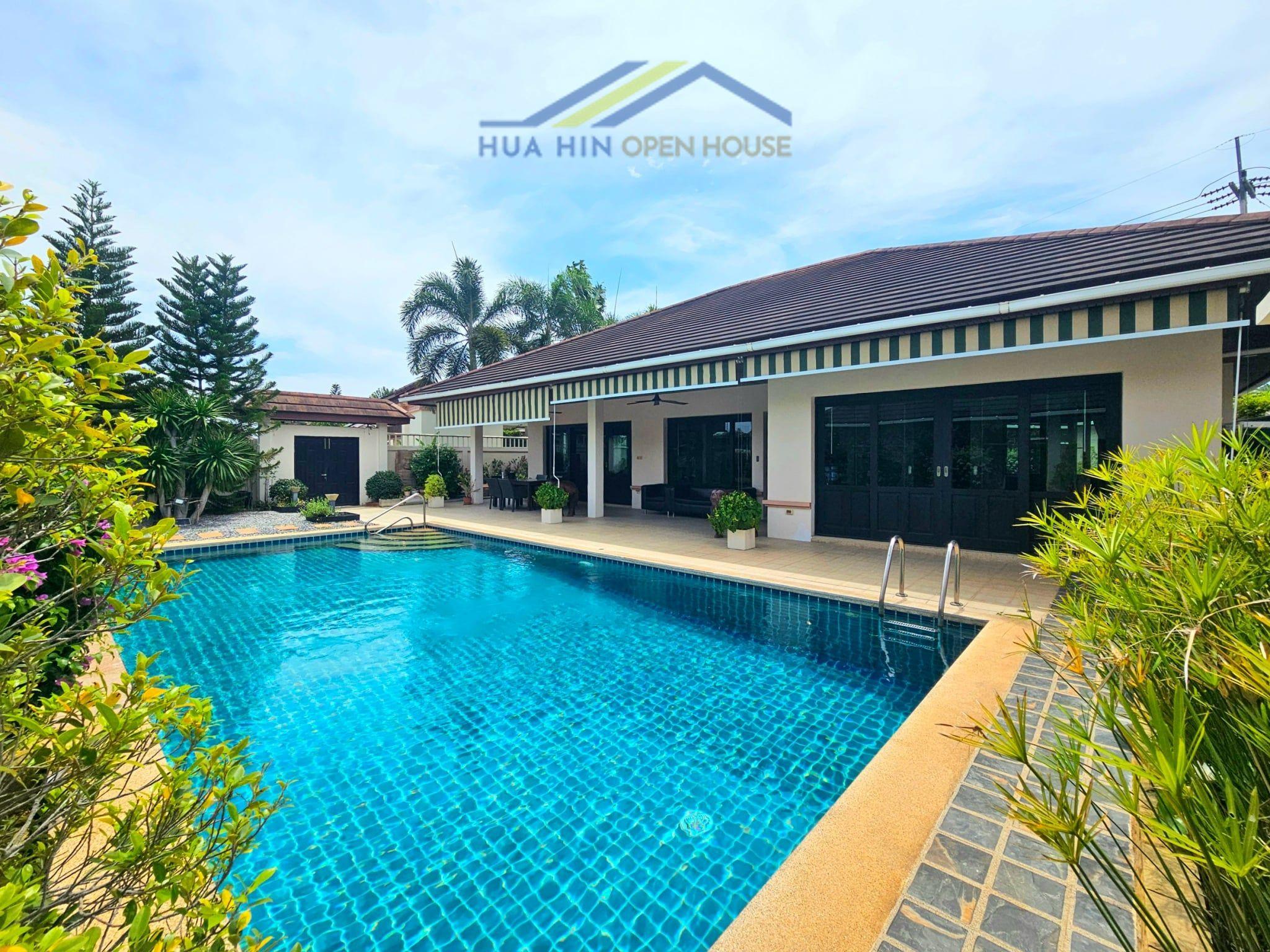 Thai-Balinese Style Pool Villa for Sale in Hillside Hamlet 3, Hua Hin Soi 88
