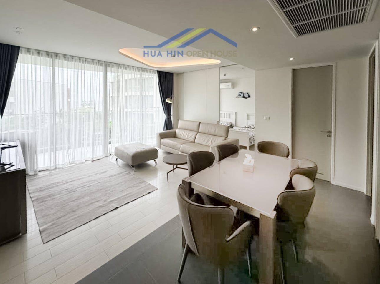 Veranda Residence Hua Hin – Spacious 3-Bedroom Beachfront Condo for Rent