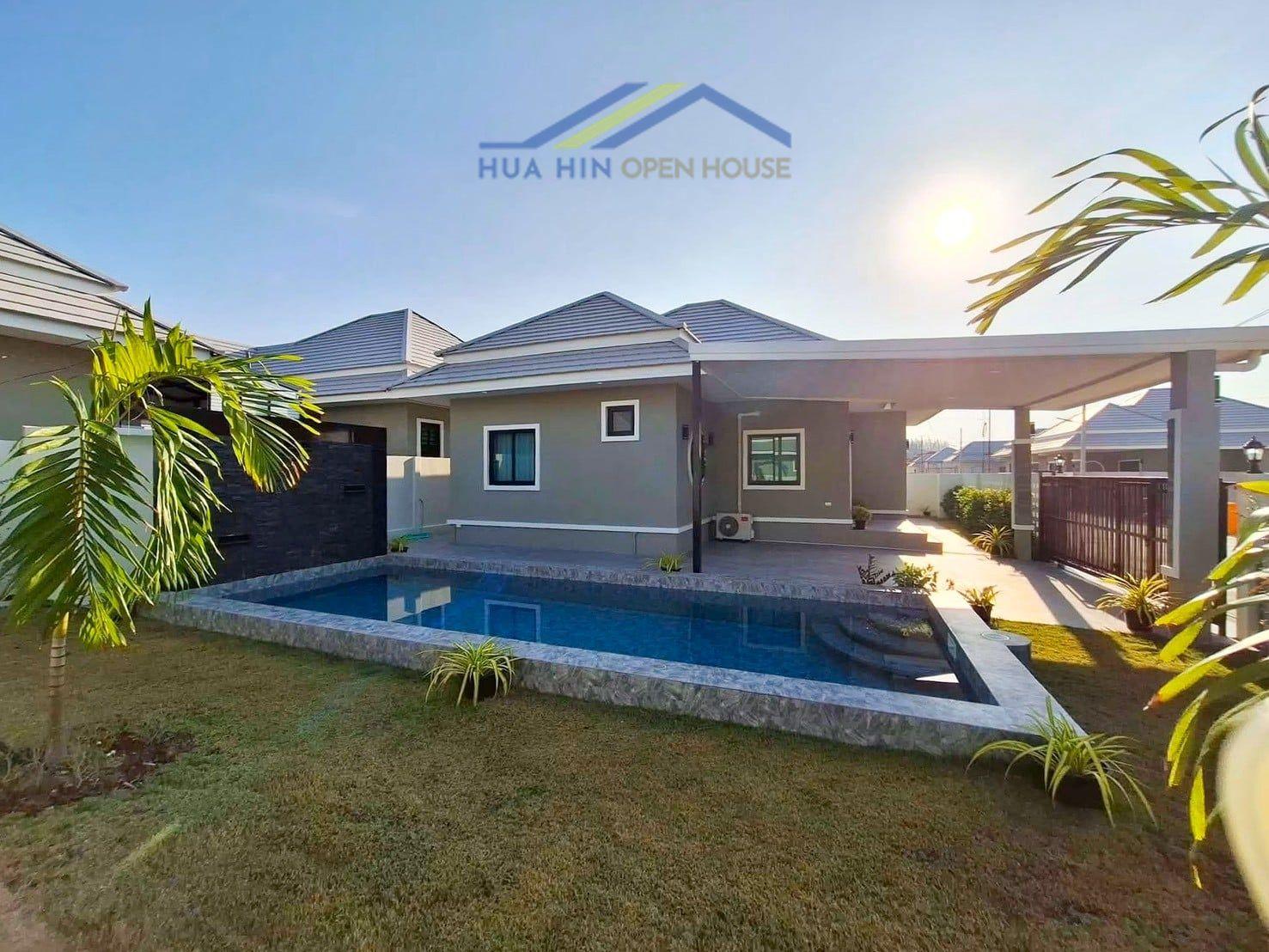 3 Bedroom Pool Villa for Rent at Villa Town 88, Hua Hin