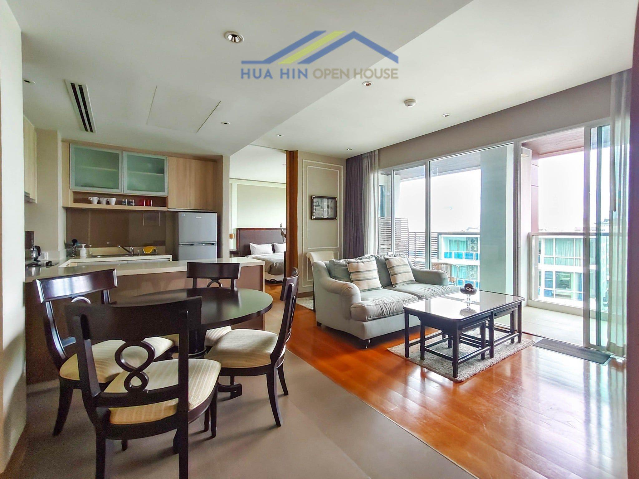 7th-Floor Amari Residence Hua Hin – 2-Bedroom Condo with Sea & Mountain Views