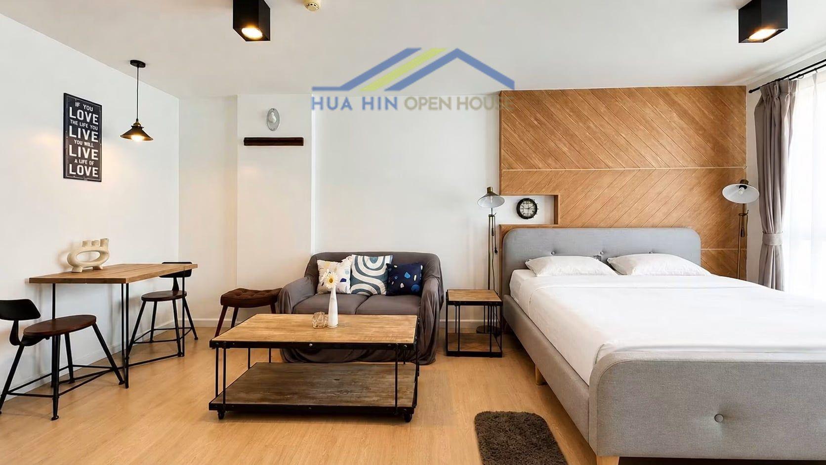 Baan Peang Ploen Hua Hin Studio Condo for Sale and Rent Near Khao Takiab Beach