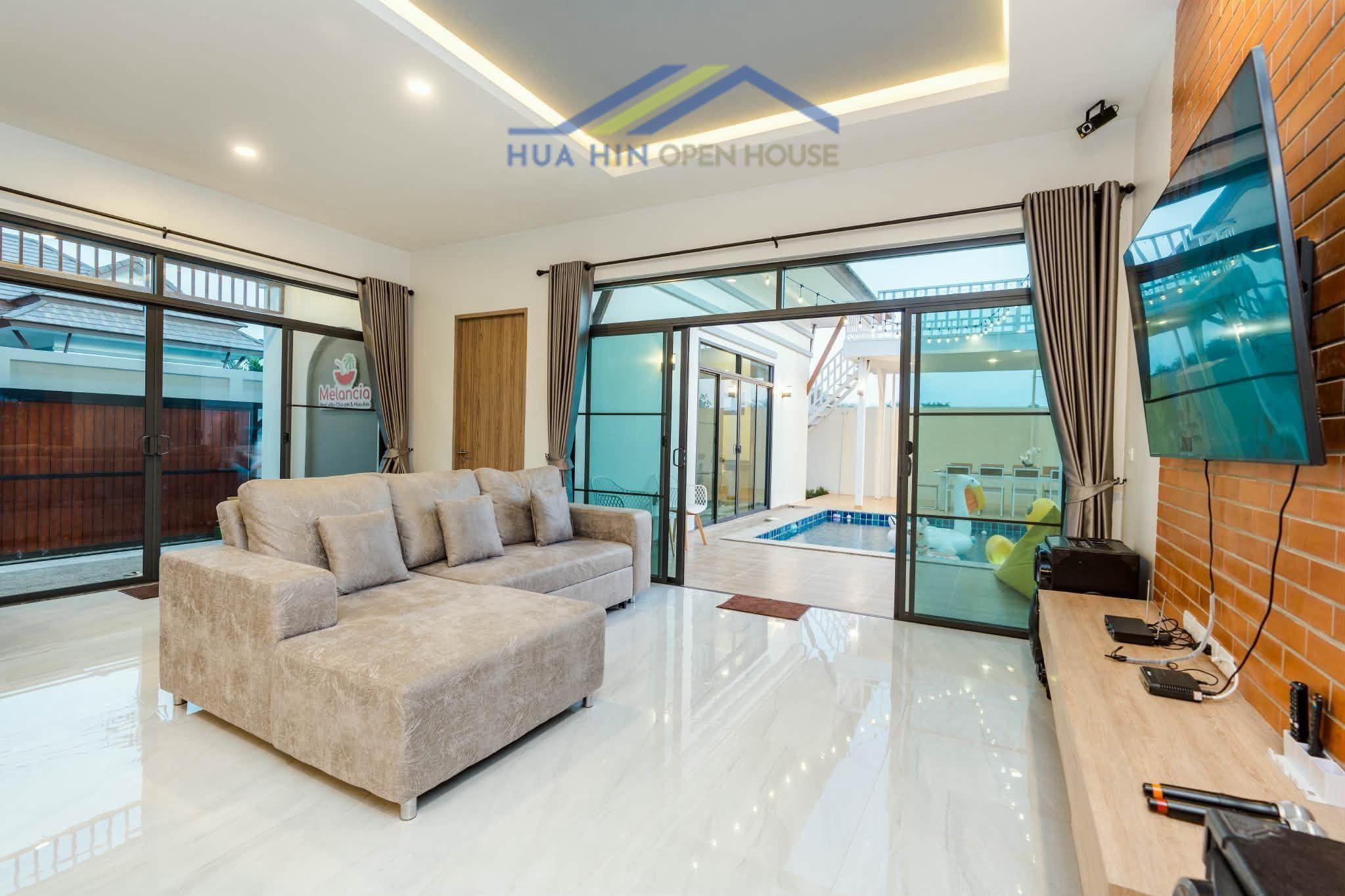 Family Pool Villa with Rooftop Terrace for Rent in Cha-Am–Hua | Plumeria Hua Hin