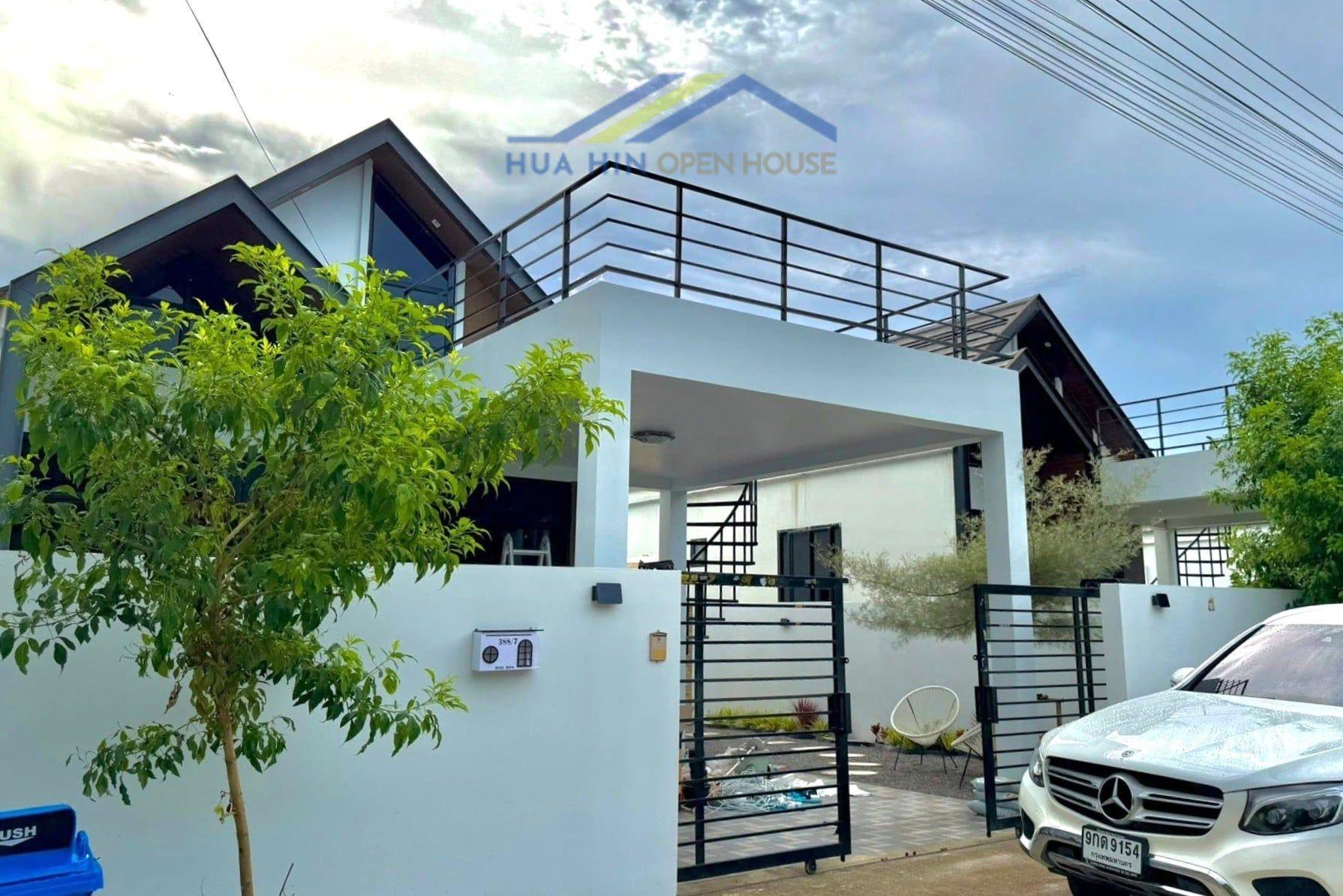 Pool Villa with Rooftop Terrace for Sale Near Black Mountain, Hua Hin – Tenant in Place