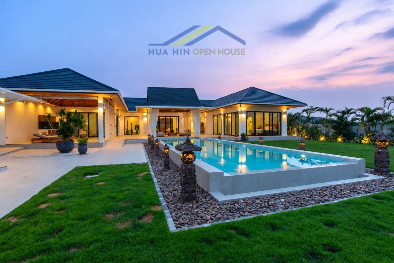 Hillside Hamlet Homes X 4-Bedroom Pool Villa for Sale – Near Golf course