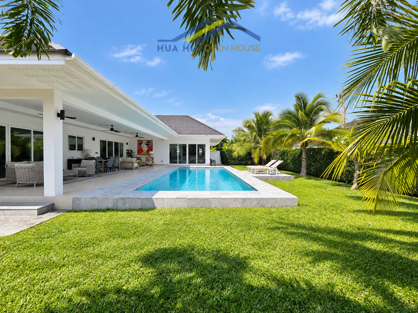 The Clouds II, Immaculate Three-Bedroom Luxury Pool Villa in Hua Hin For Sale