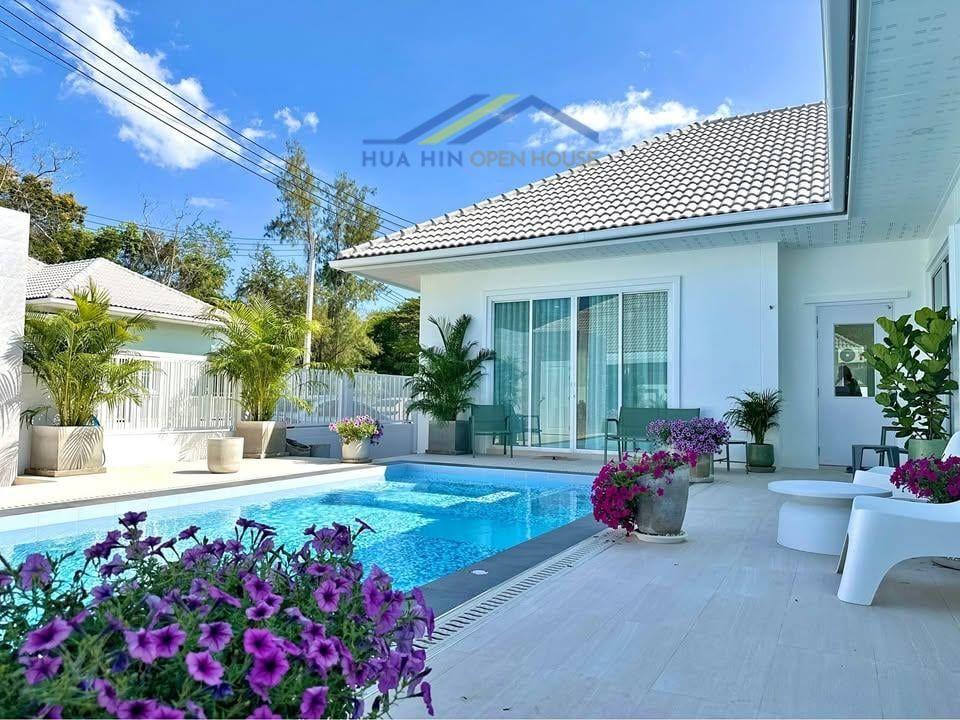Brand-New 3-Bedroom Pool Villa for Rent at Sitarin Village, Hin Lek Fai, Hua Hin