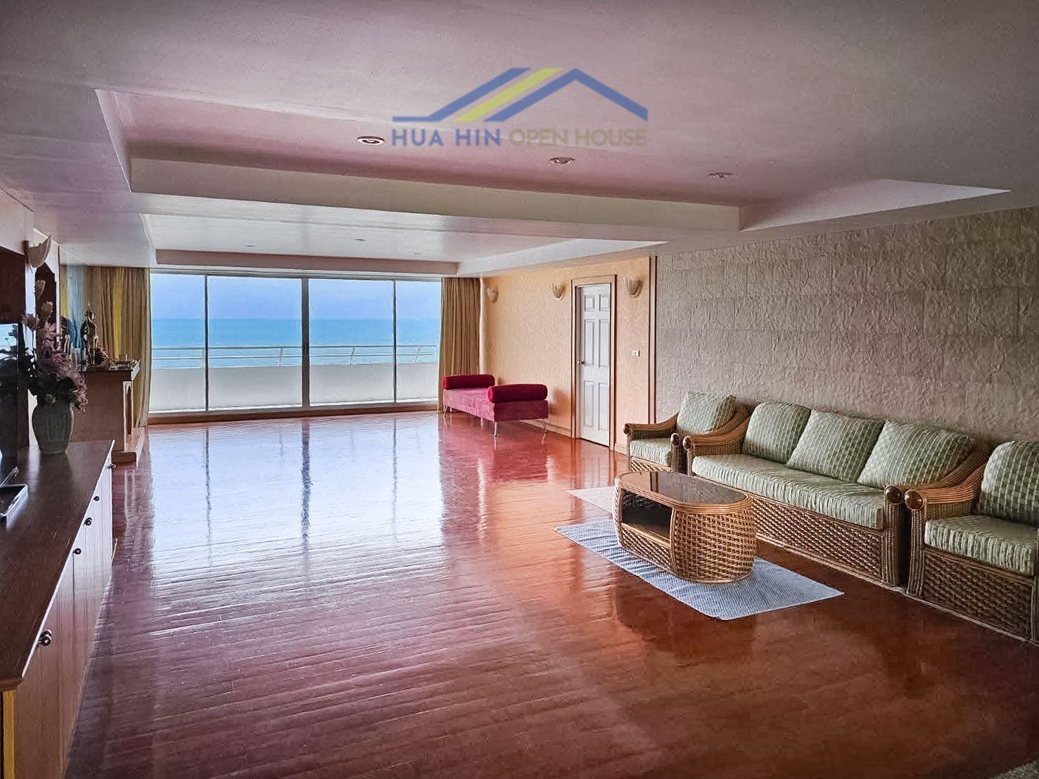 Beachfront 3-Bedroom Condo for Sale at Milford Paradise Hua Hin – Panoramic Sea View