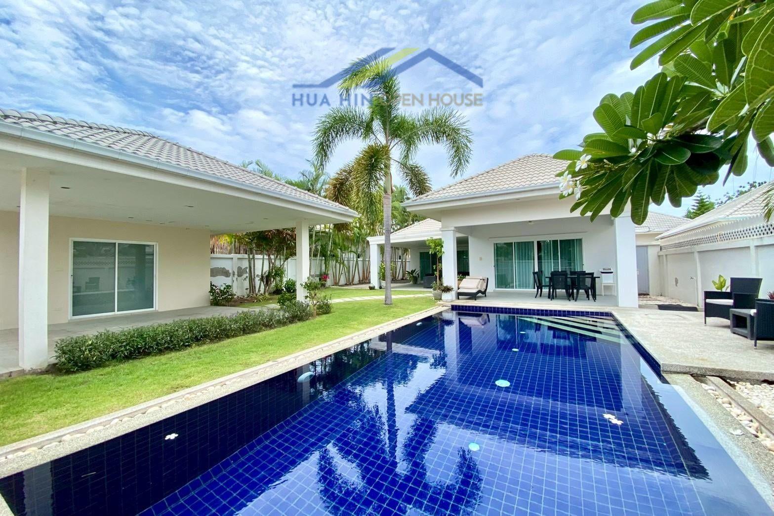 The Lees Pool Villa for Sale & Rent in Hua Hin 88 | Large Garden | Pet-Friendly
