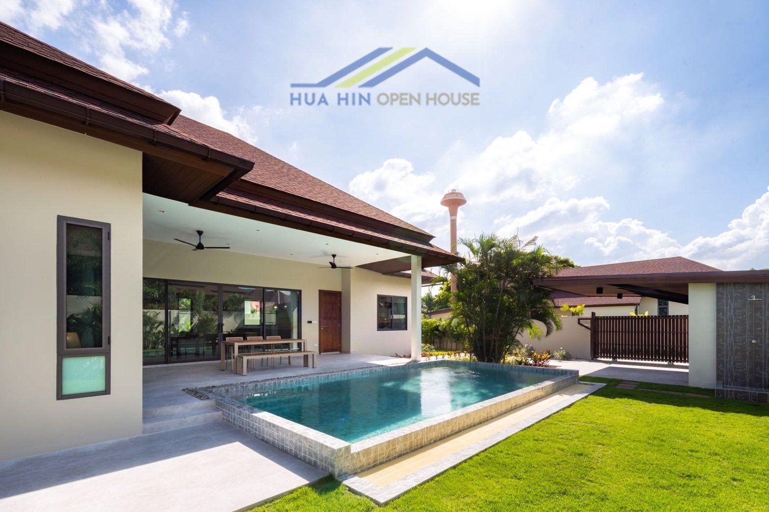 Balinese-inspired Pool Villa Near Black Mountain – Last 4 Units in Hin Lek Fai