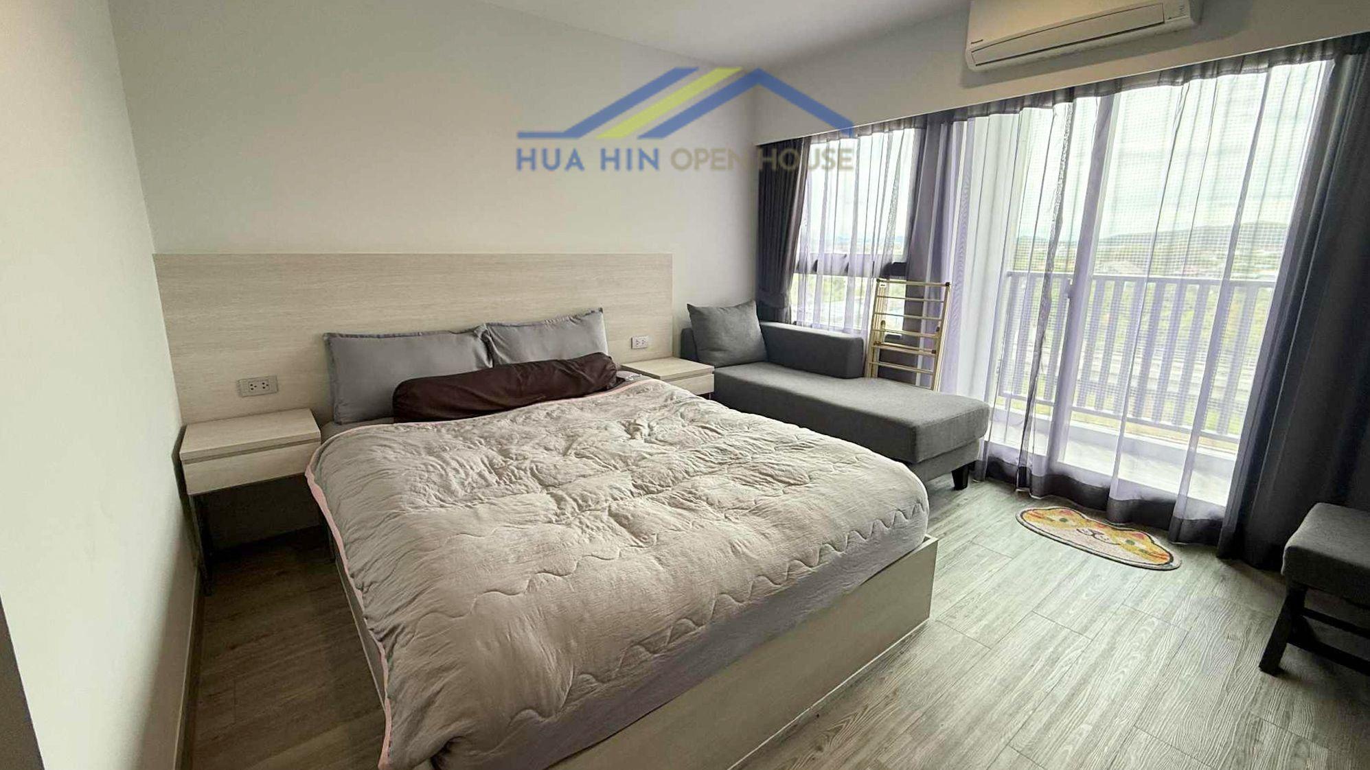 Modern 1-Bedroom Condo for Sale & Rent at D2 Residences Hua Hin – Central Location