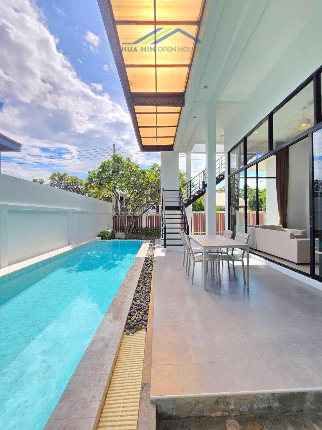 Pet-Friendly 3-Bedroom Pool Villa for Rent in Hua Hin Soi 114