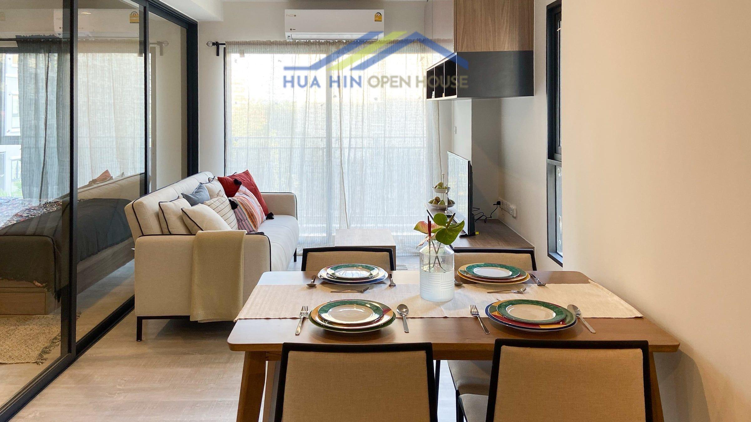 La Casita Hua Hin 2-Bedroom Corner Condo for Sale with Pool View