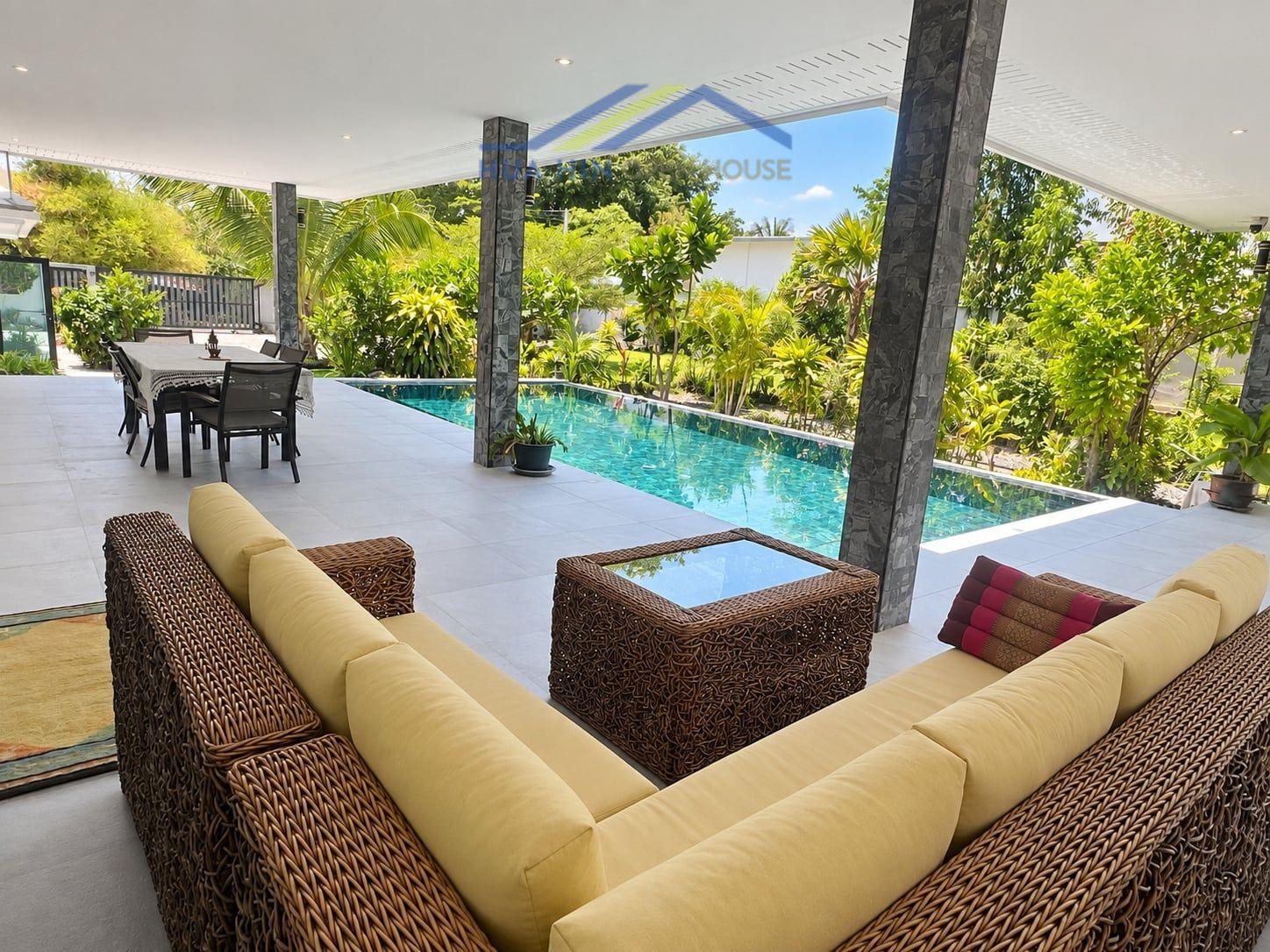 Spacious 3-Bedroom Pool Villa for Rent in Nong Khon, Hua Hin