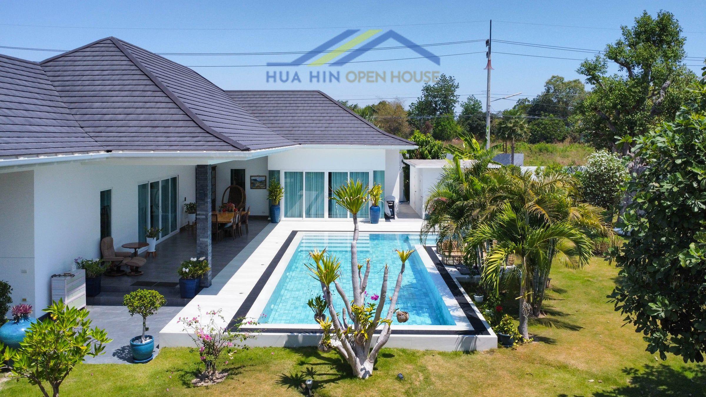 Modern Garden Pool Villa on 1,122 sqm Land in Aria 2 Hua Hin – Soi 88