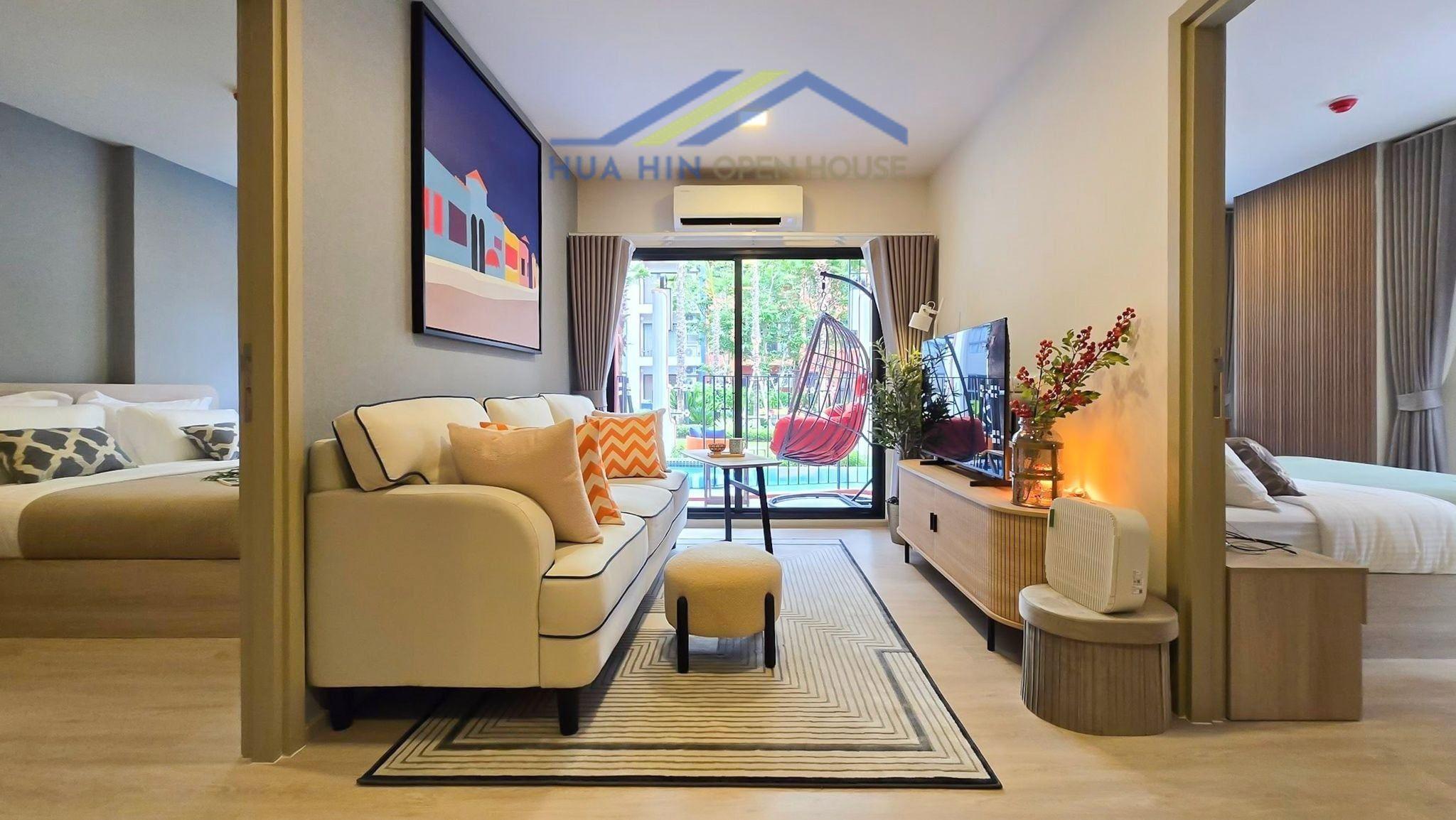 Pool Access 2-Bedroom Condo for Rent at Cabanas Hua Hin – Khao Takiab