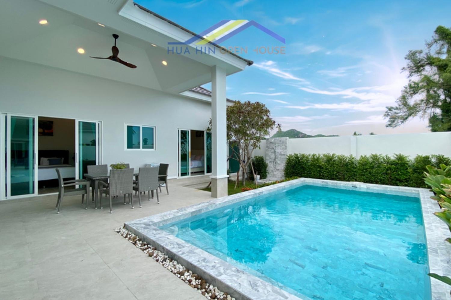Hua Hin 3-Bedroom Pool Villa – Move-In Ready with Flexible Financing