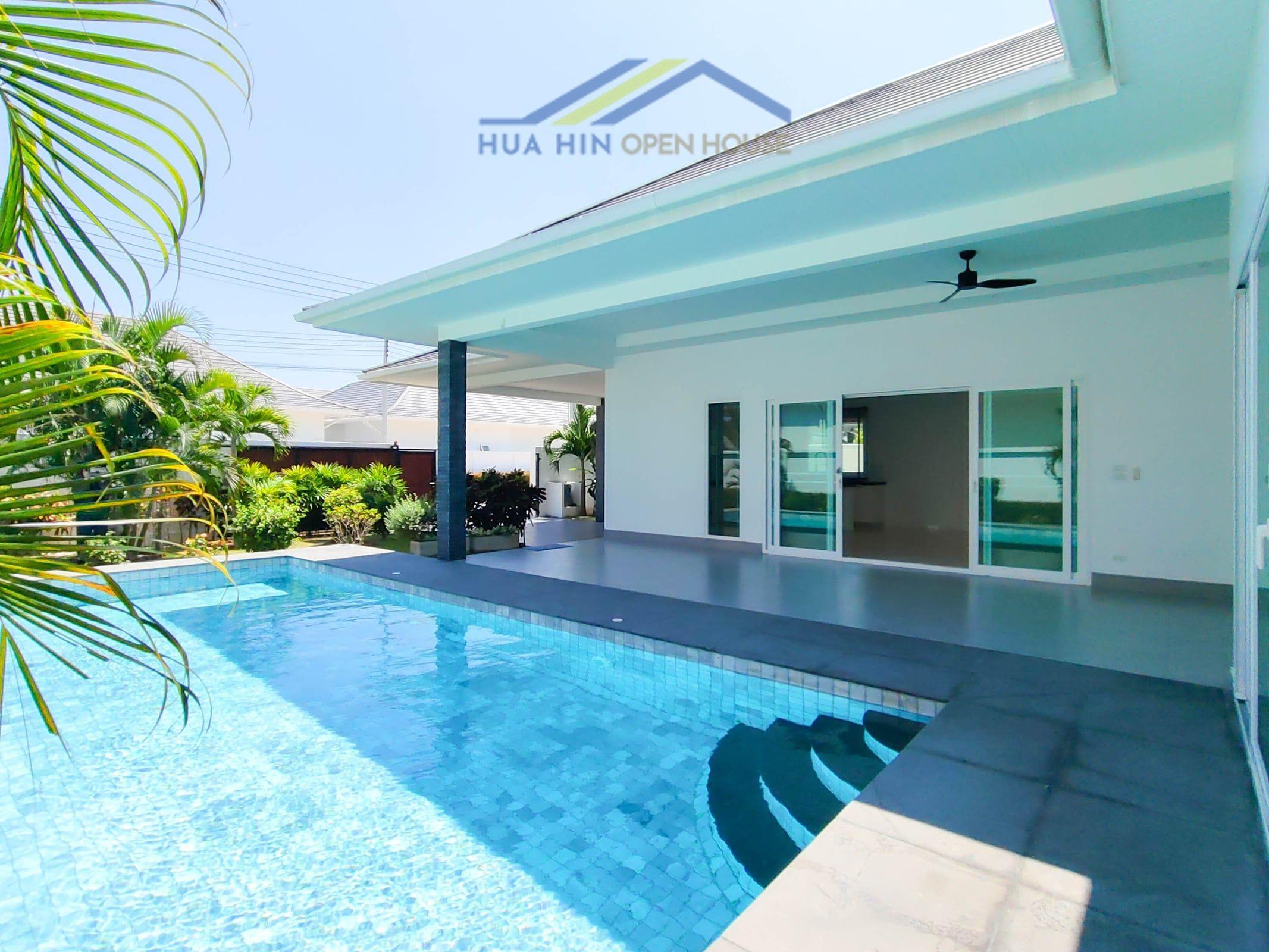 Modern 3 Bedroom Pool Villa for Sale at Aria 2 Hua Hin – Private Pool Home in Soi 88