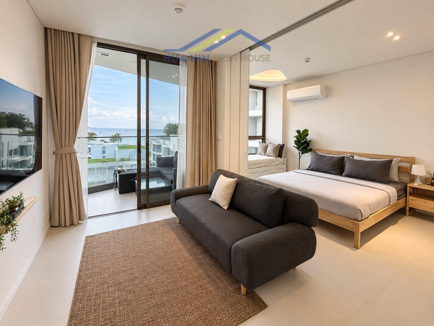 Sea-View Condo for Sale at Veranda Residence Hua Hin | 6th Floor