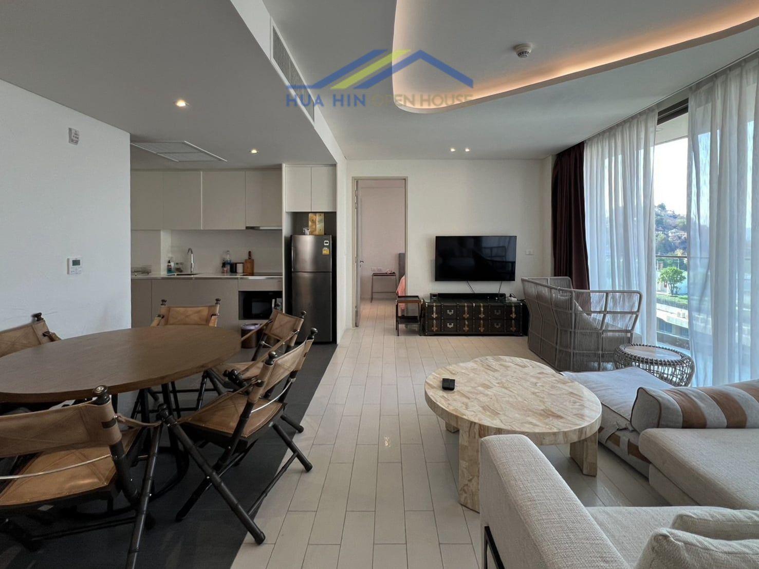 Beachfront 3BR Condo for Rent at Veranda Hua Hin on 6th Floor