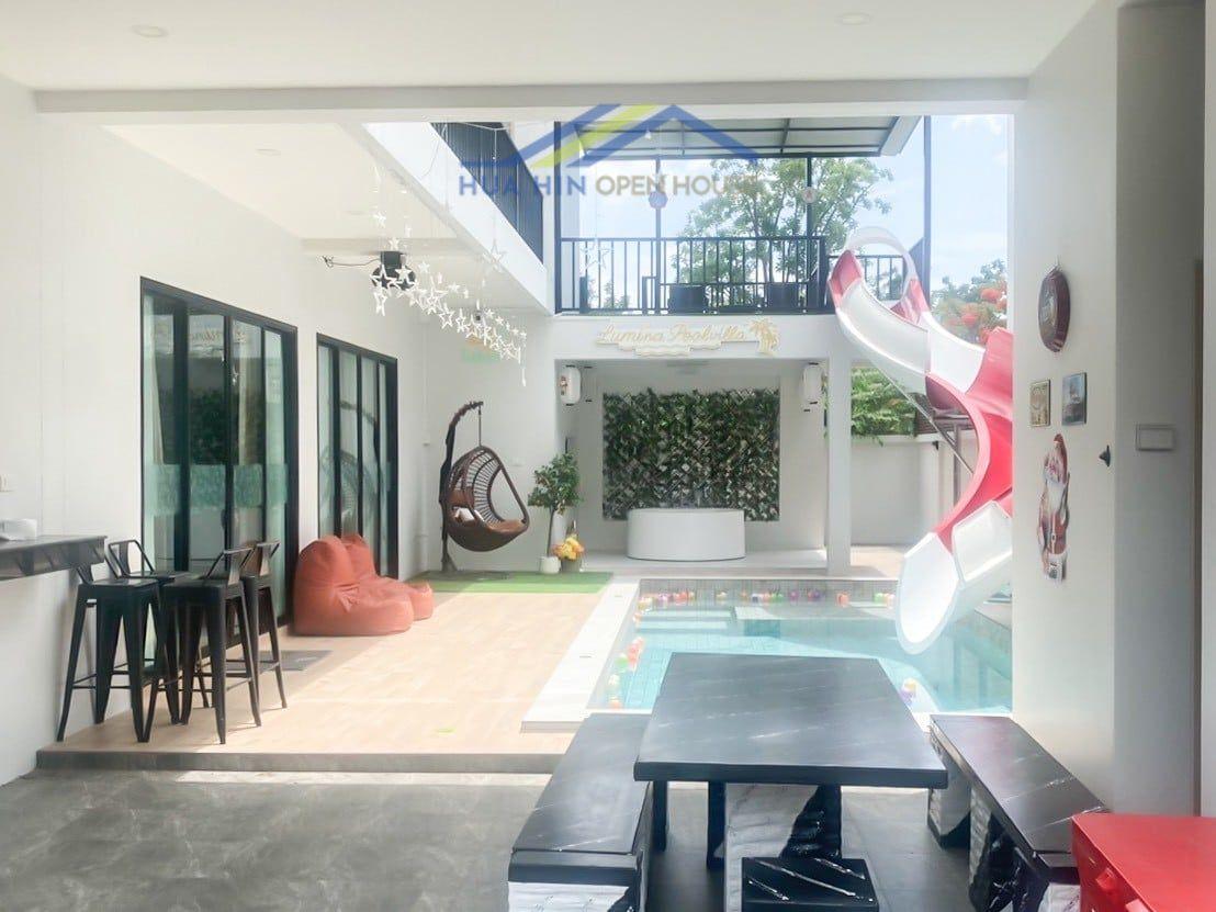 Rent Hua Hin pool villa| 4 Bedroom in Hua Hin soi 6, Bo Fai