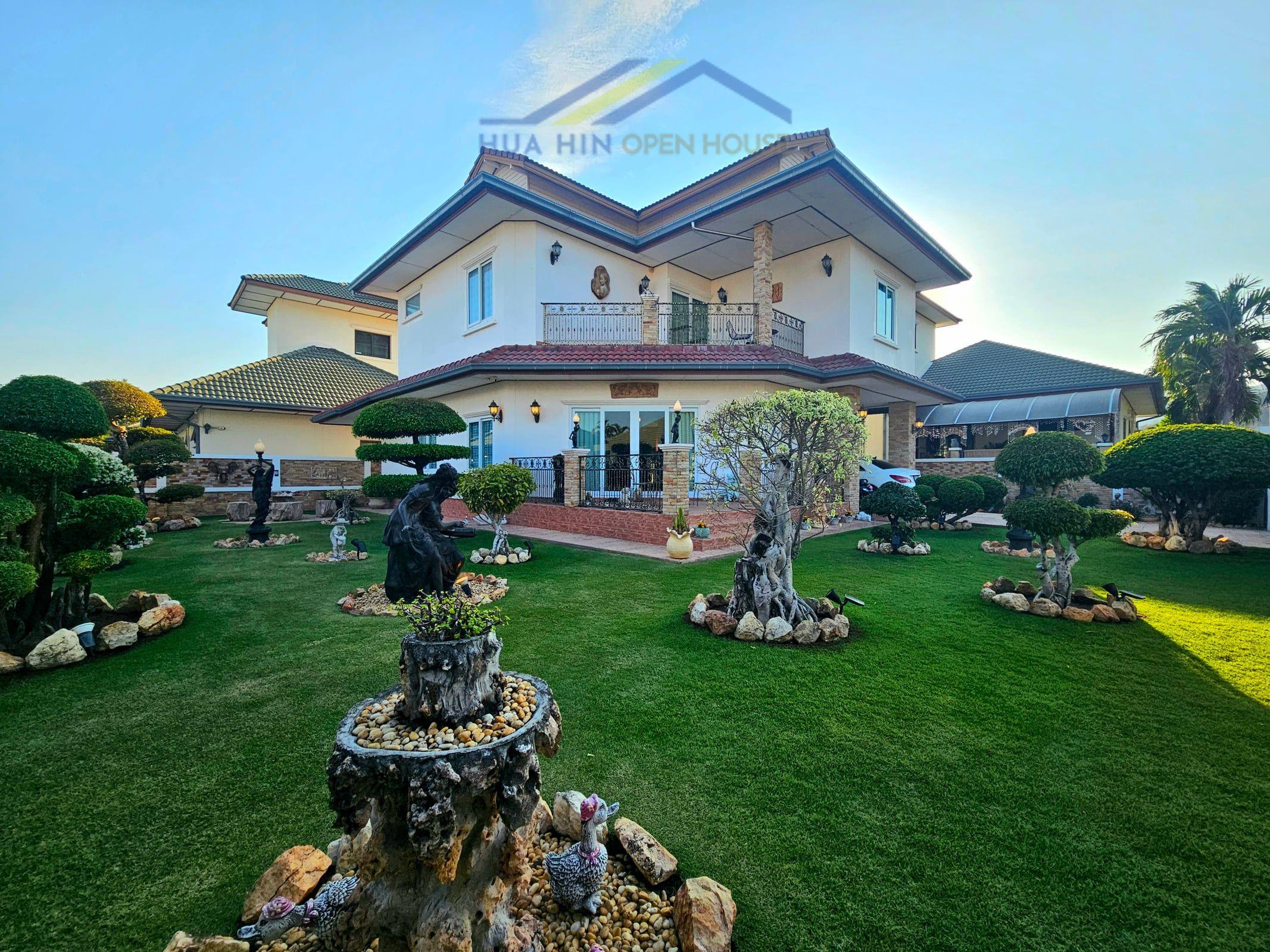 Elegant 2-Storey Garden Villa at Natural Hills 1 | 3 Bedroom Home in Hua Hin Soi 6