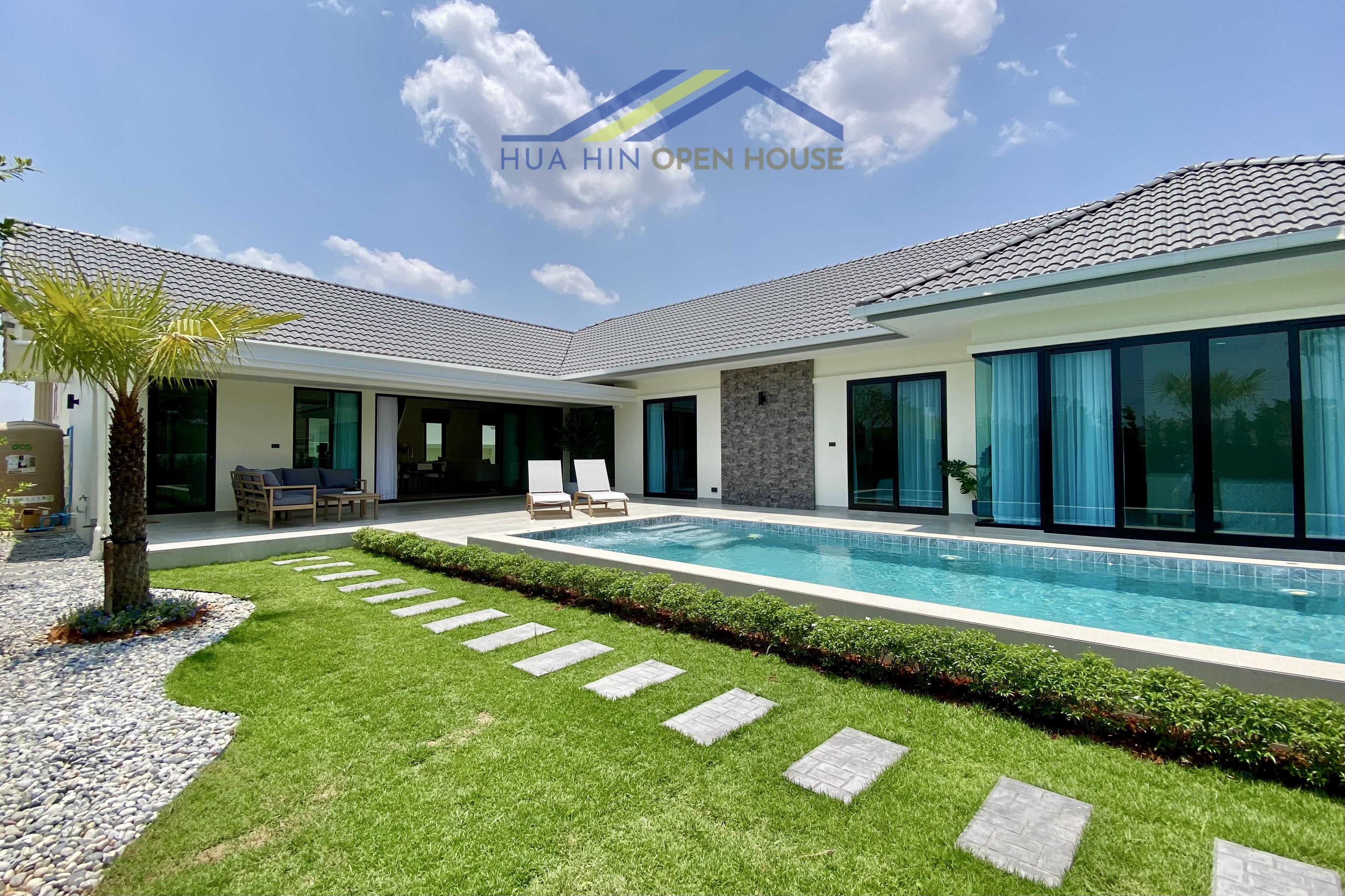 New Pool Villa Development in Hua Hin | Show House for Sale | Custom 2–3 Bedroom Villas