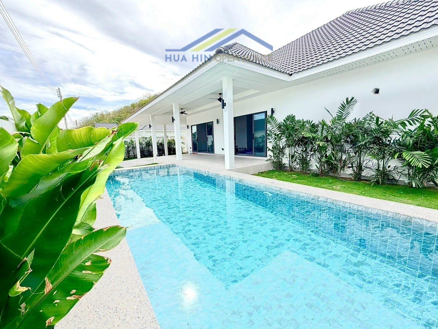 Modern 4-Bedroom Pool Villa Near Black Mountain | Furnished or Unfurnished Options