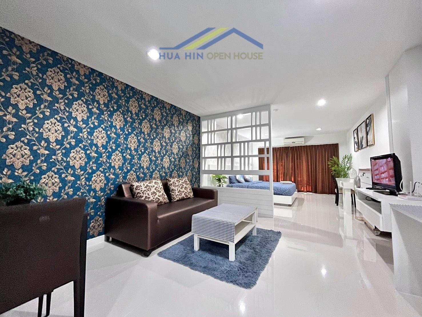 Spacious Furnished Condominium for Sale at Baan Klang Hua Hin – Walk to the Beach