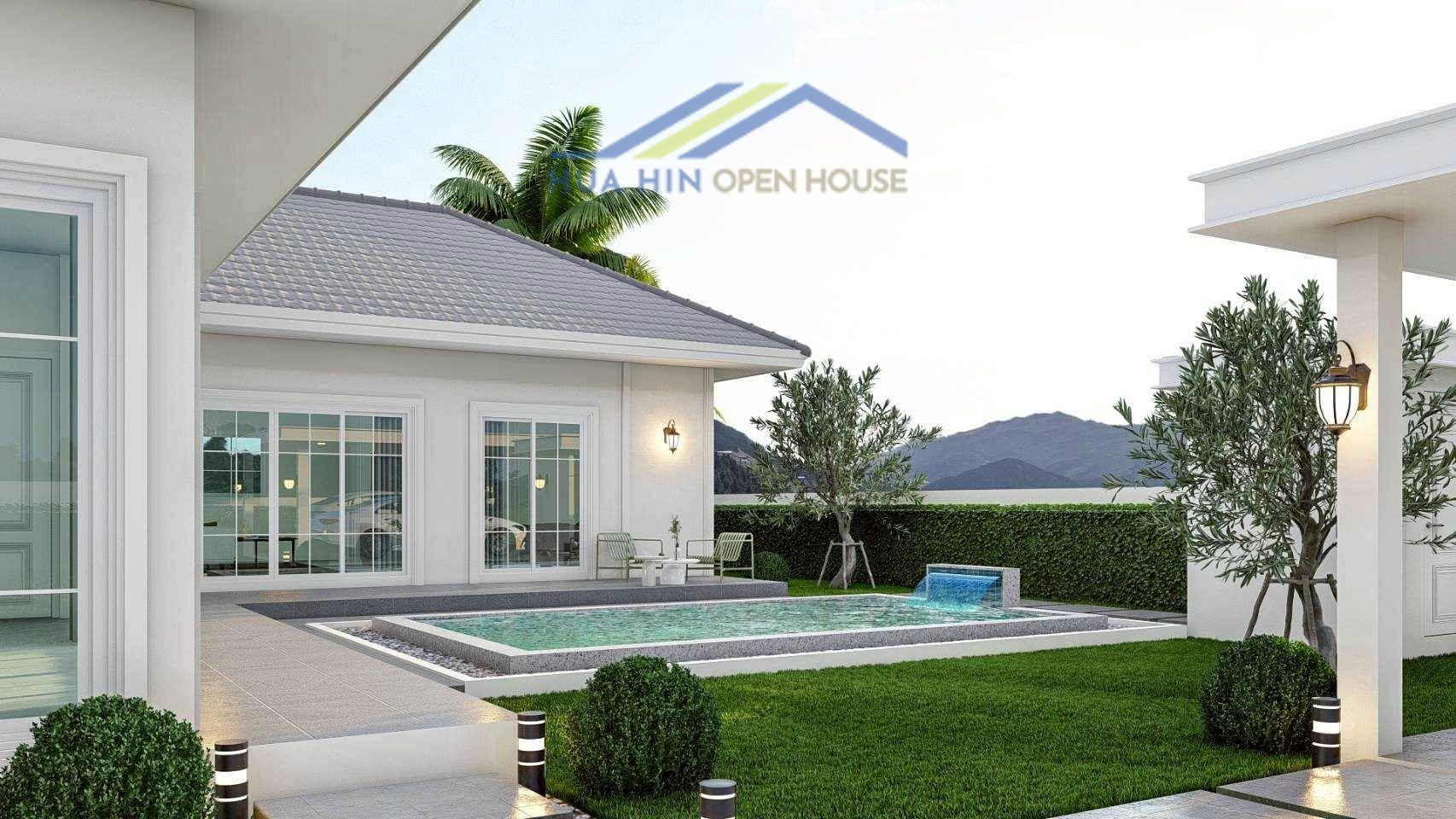 Limited to Only 5 Modern off plan Pool Villas for Sale in Hua Hin Soi 70 | From 4.99M Baht