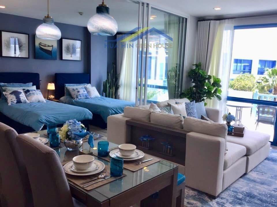 2 Bedroom Pool View Condo for Rent at The Crest Santora Hua Hin | Beachfront Living