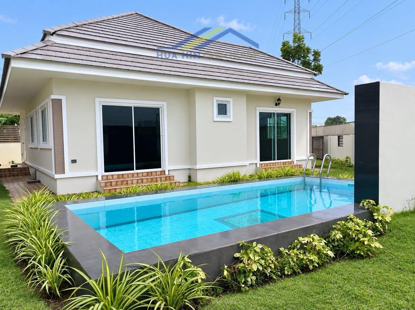 Furnished 3-Bedroom Pool Villa with rooftop for Rent at The City 88