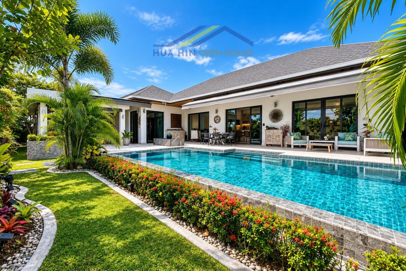 Luxury Tropical Pool Villa for Sale in Hillside Hamlet 7, Hua Hin