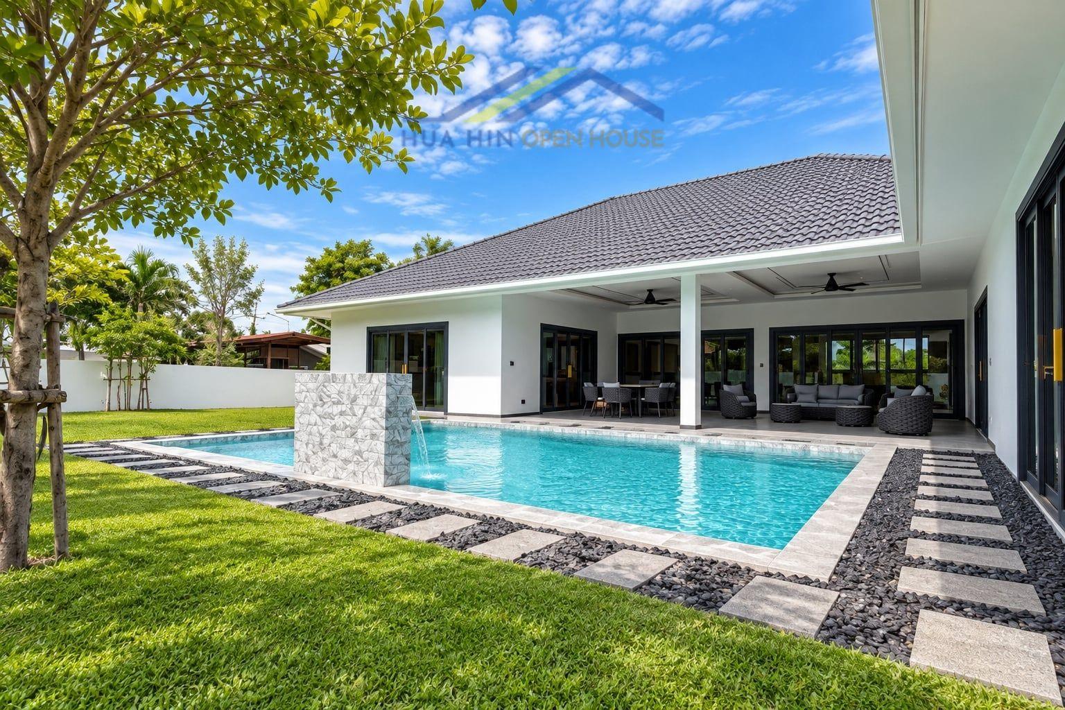 High-Spec 3-Bedroom Pool Villa in a Private Mountain Setting – Hua Hin