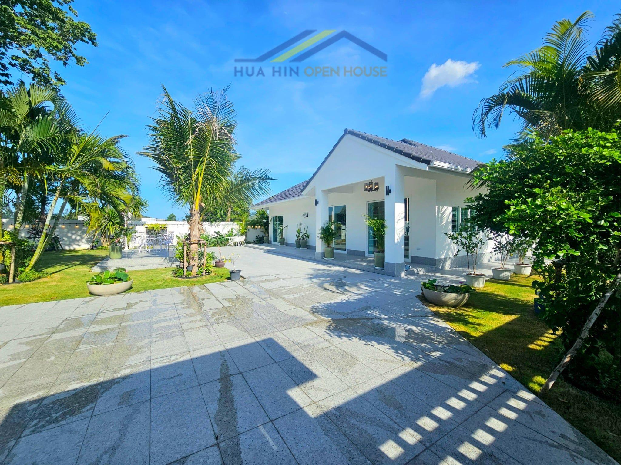 New Luxury 3-Bedroom Home on a 1,044 Sq.m. Plot for Sale in Hua Hin Soi 70