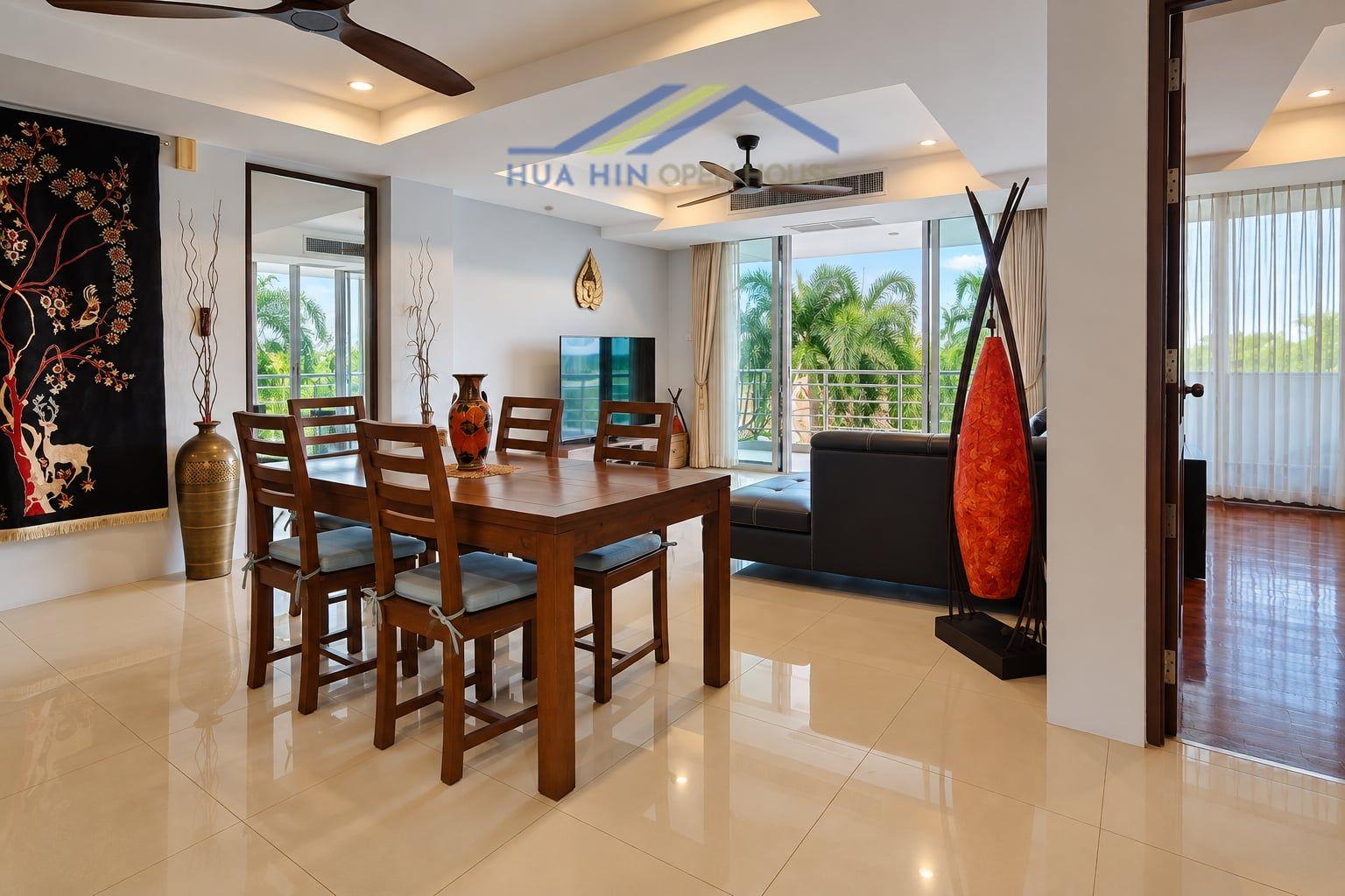Spacious 3-Bedroom Corner Condo for Sale at SeaRidge Hua Hin