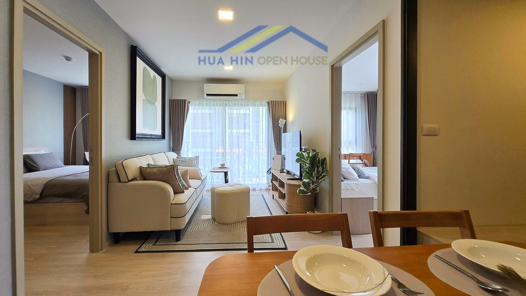 Cabanas Hua Hin – Corner Unit with 2 Bedrooms 2 Bathrooms for Rent