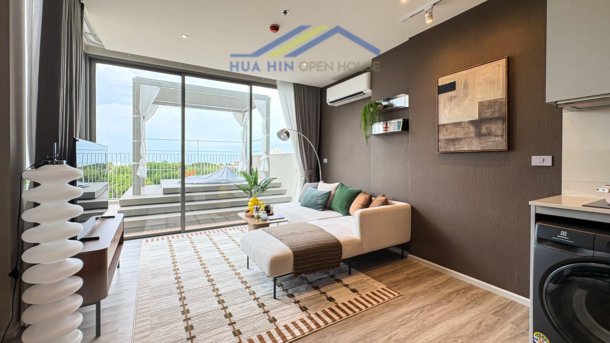 Vehha Hua Hin Luxury Condo for Sale – 2 Bedroom Residence with Private Jacuzzi & Panoramic Sea Views