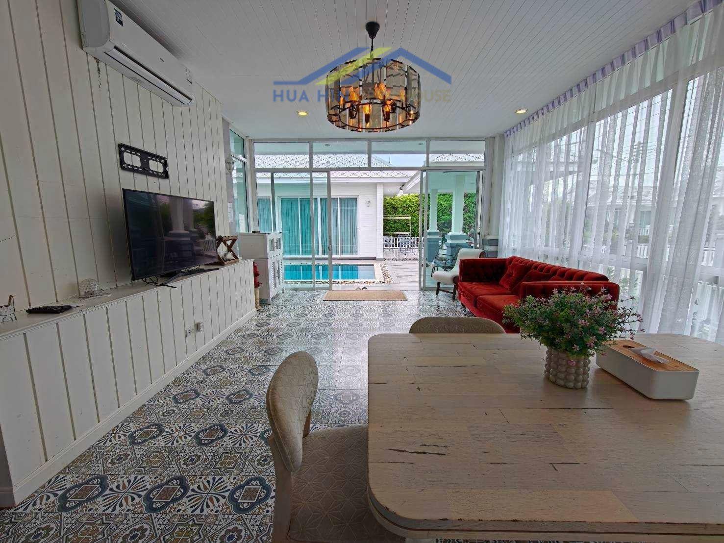Pet-Friendly 5-Bedroom Pool Villa for Rent in Marwin Pool Villa Hua Hin