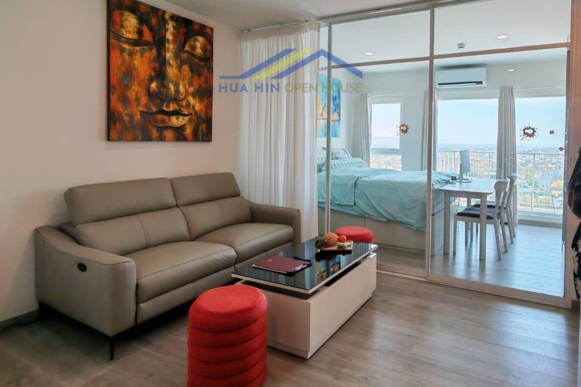 Modern 21th Floor Sea View Condo for Rent – Supalai Blue Whale Hua Hin