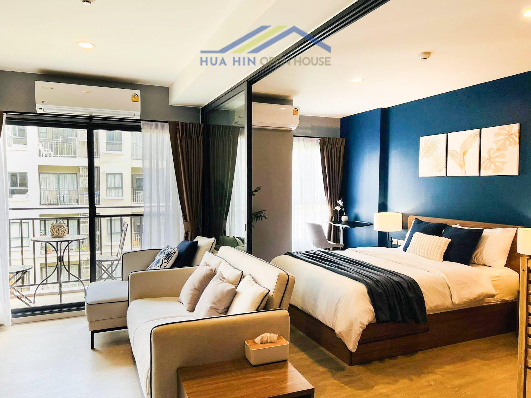 Modern 1-Bedroom Condo for Sale at La Casita Hua Hin – Pool View Unit