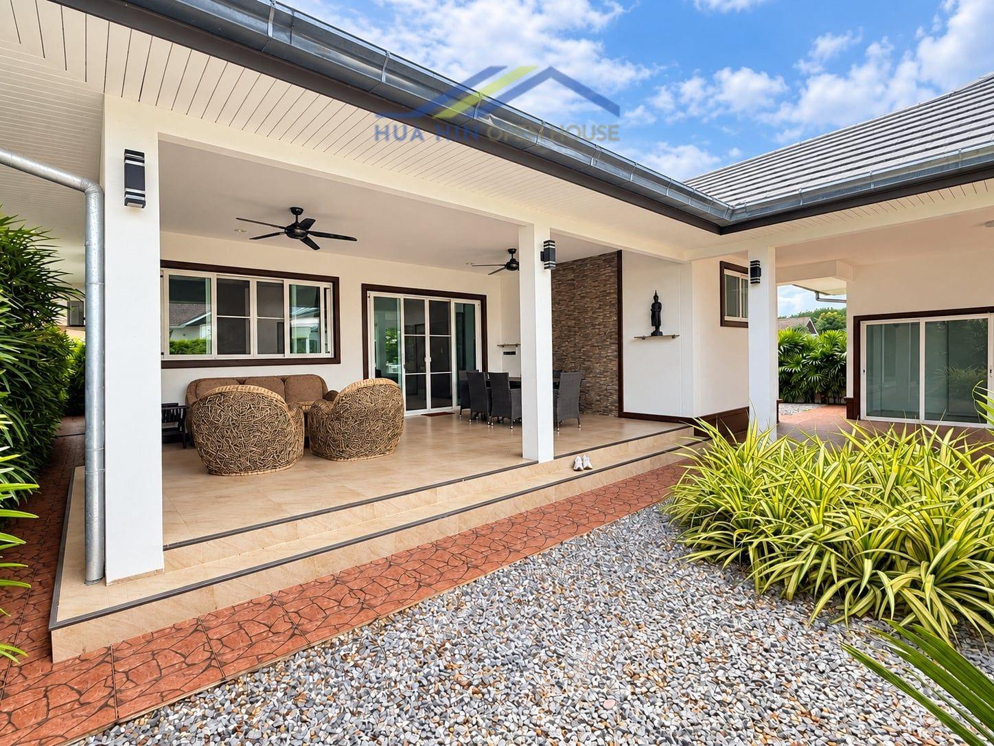 Pet-Friendly House for Rent at Wararom Village, Khao Tao