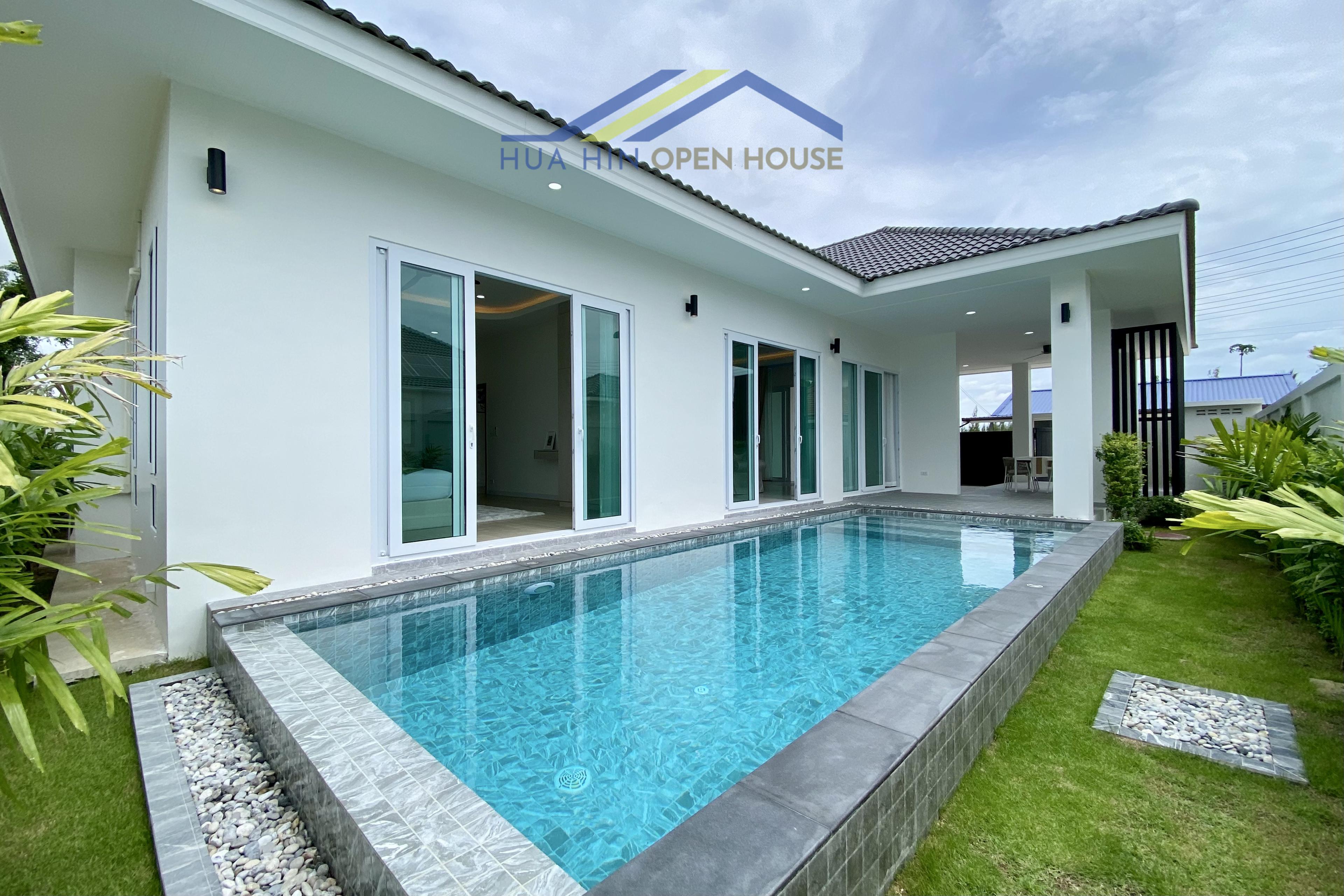 Newly Completed 3-Bedroom Pool Villa for Sale in Hua Hin Soi 88