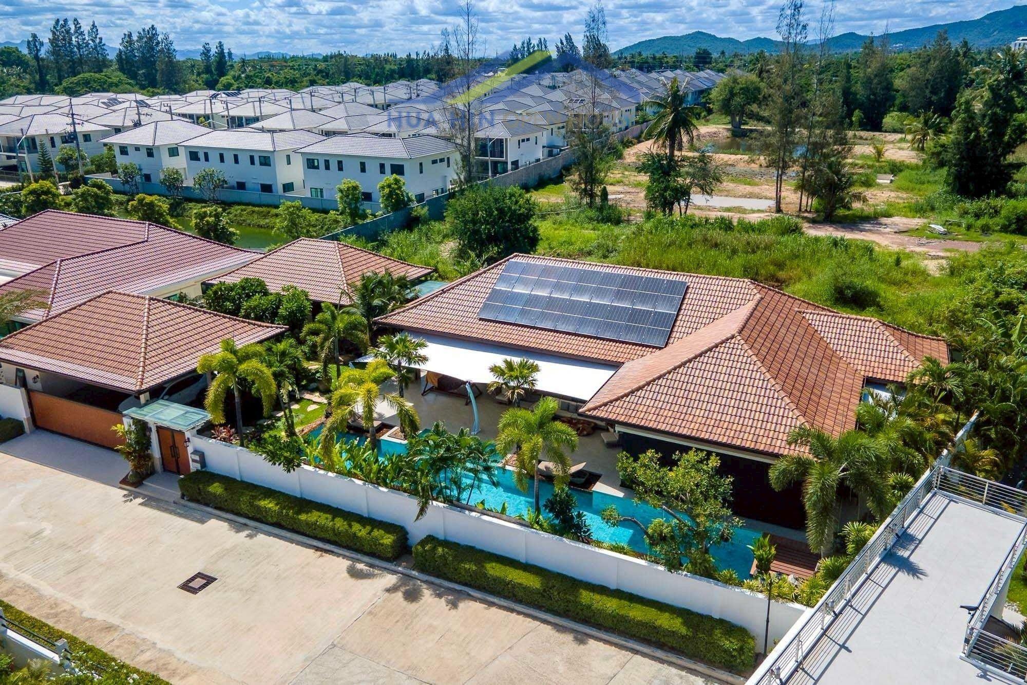 Hua Hin Pool Villa with 20-Metre Saltwater Pool for Sale in Natural Hills 2, Hua Hin Soi 70