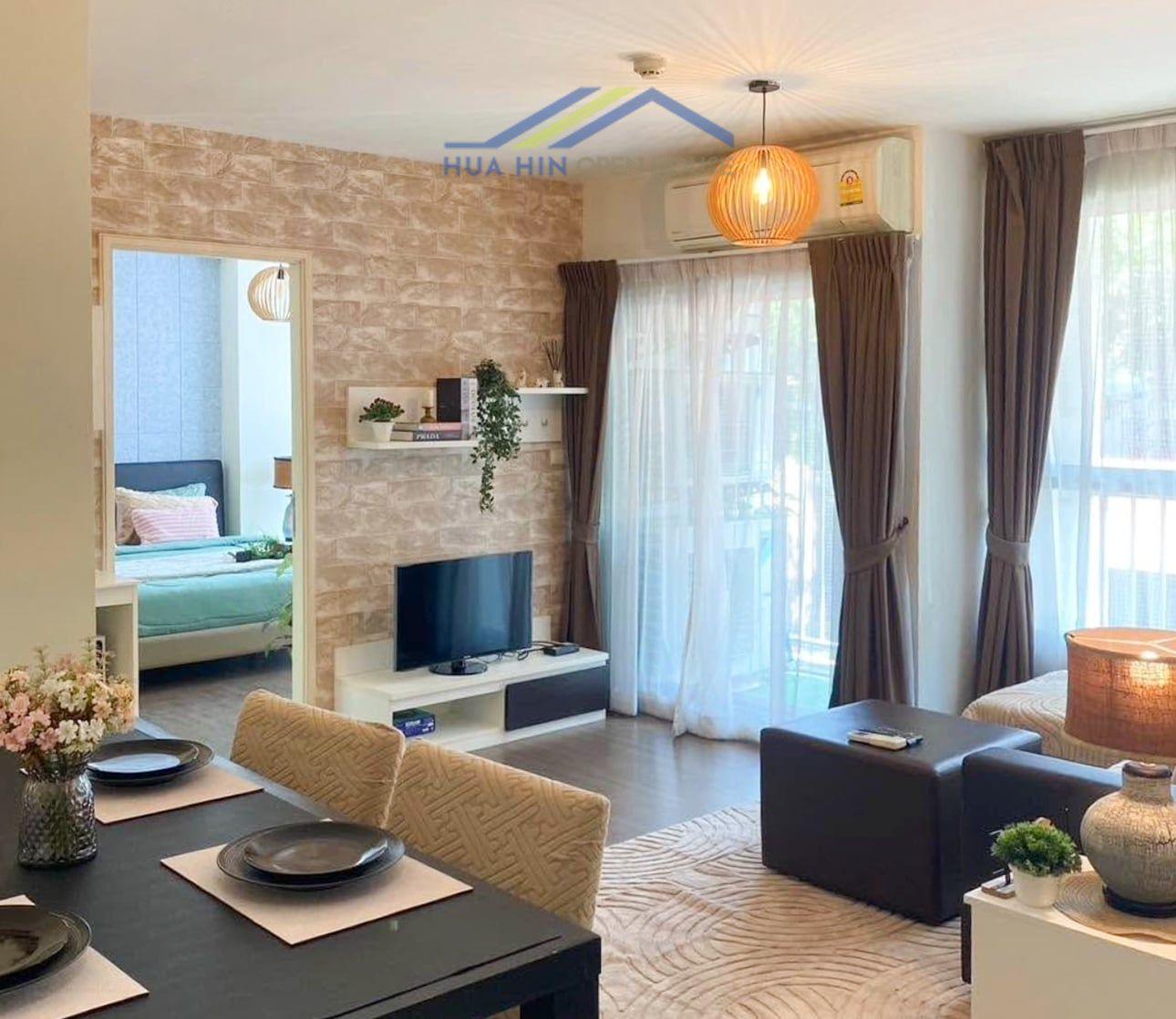 Heart of Hua Hin Living – 2-Bedroom Condo for Sale & Rent at Baan Koo Kiang Hua Hin
