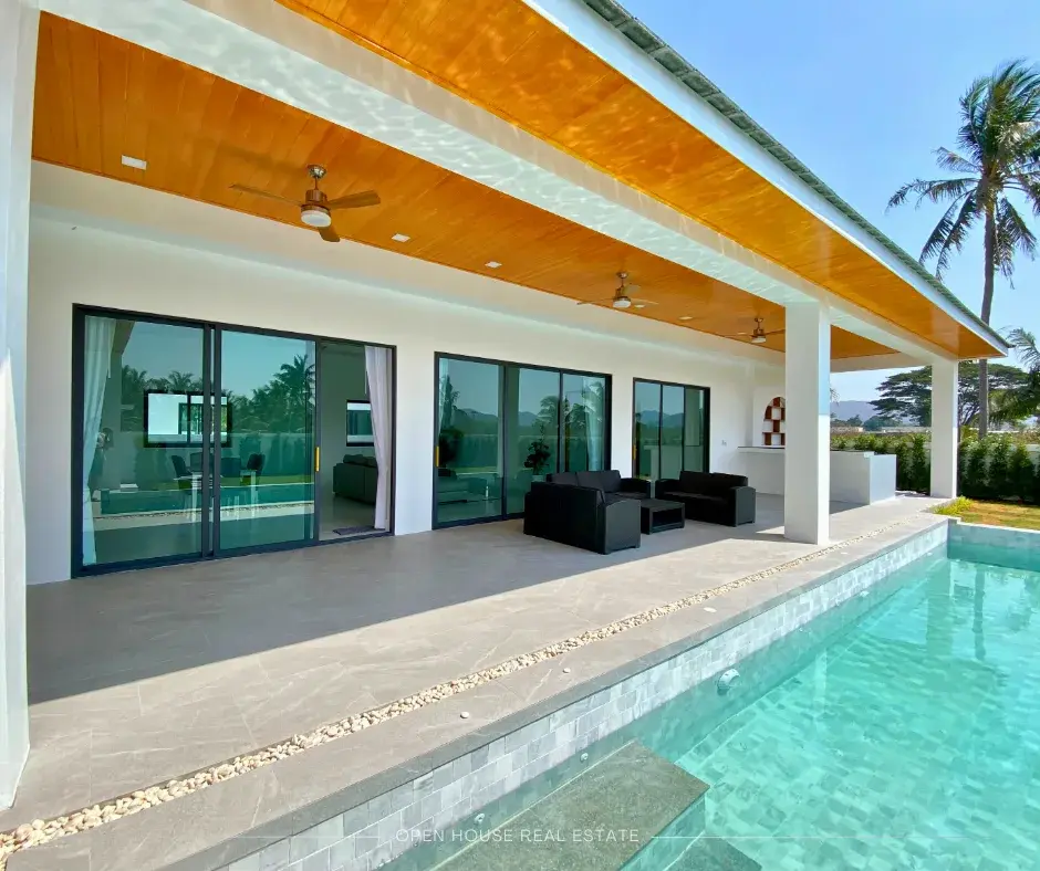 Modern Mountain-View Pool Villa in Hua Hin – For Rent and For Sale
