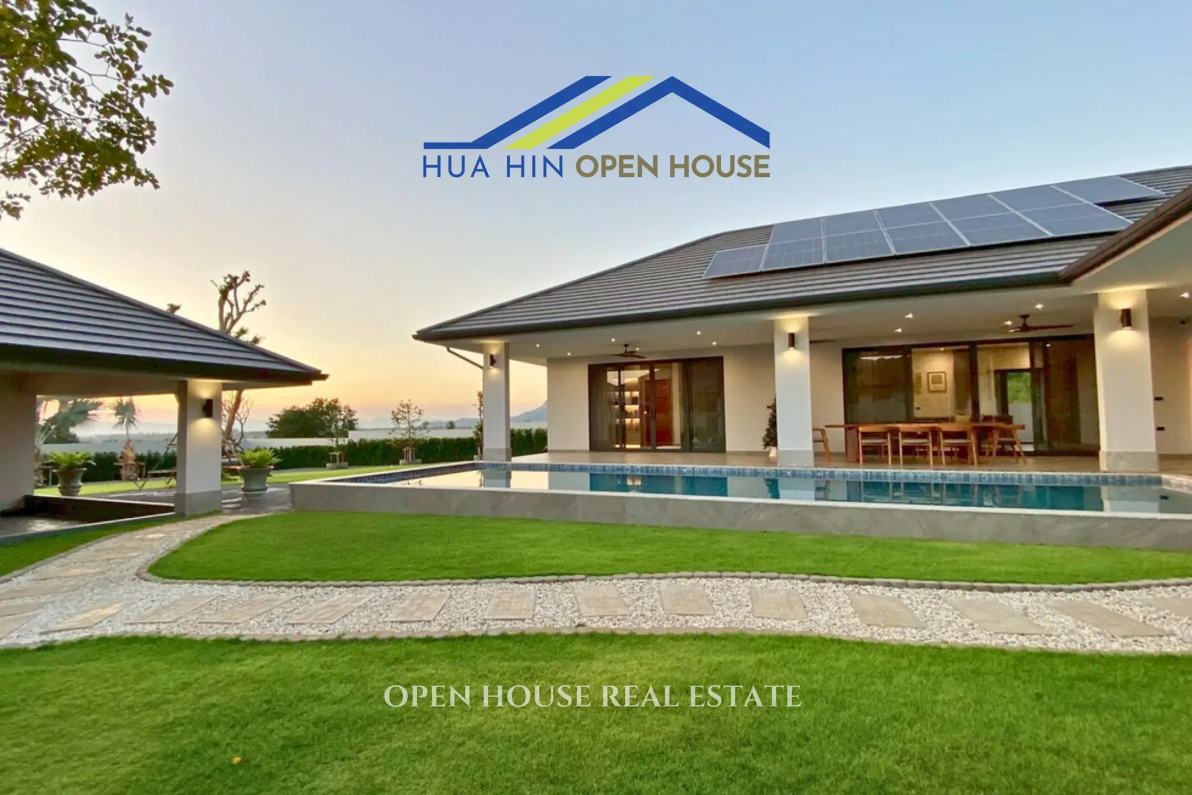 Modern Mountain-View Pool Villa for Sale near Khao Tao, Hua Hin