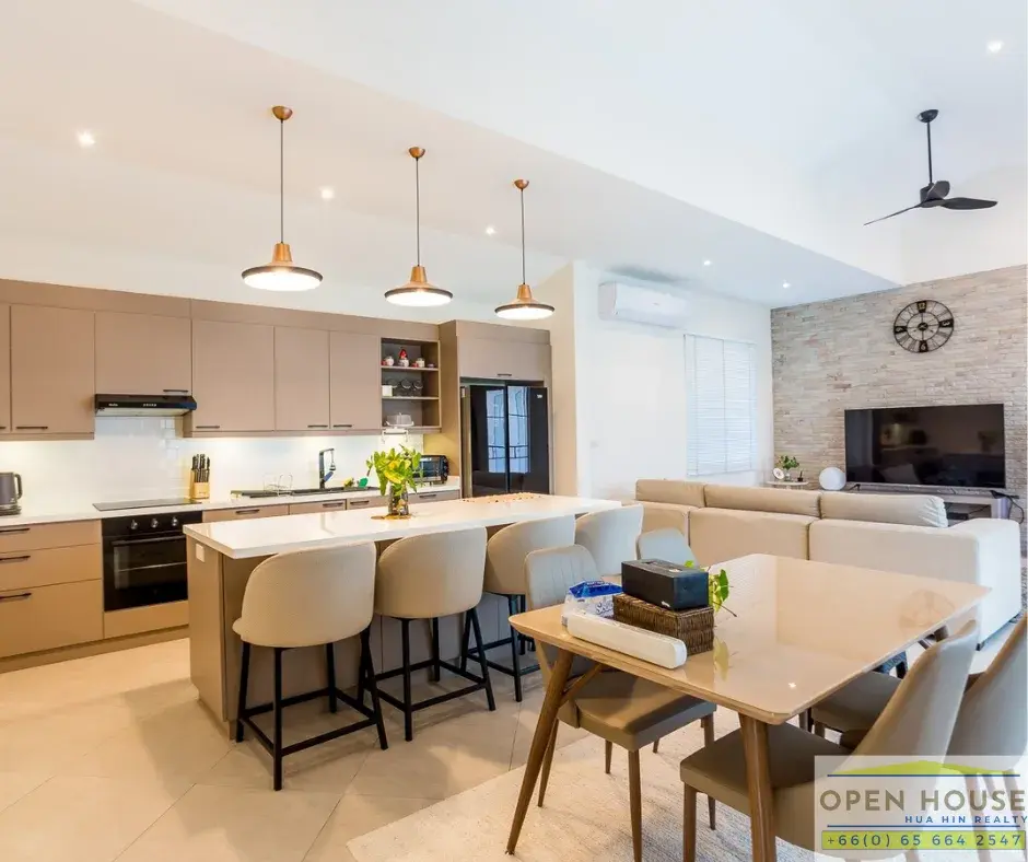 Eden Village Pool Villa: Gated community near Palm Hill Golf Course in north Hua Hin.